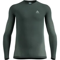 Odlo Herren Performance Warm Eco Longsleeve (Größe S, gruen)