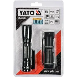 Yato Metall-Taschenlampe Mit Wiederaufladbarer Cree-Diode