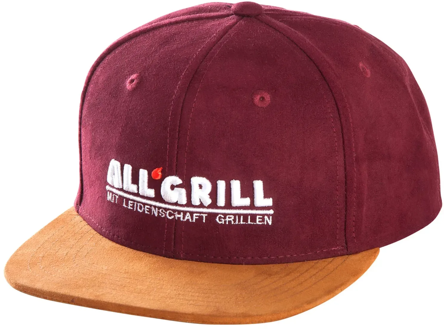 Größenverstellbare ALL'GRILL Snapback Kappe schwarz