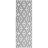 vidaXL Outdoor-Teppich ARAKIL Grau 80x250 cm PP