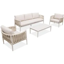 beautysofa RIVIERA Loungeset beige