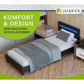 Juskys Verona 90 x 200 cm schwarz