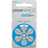 30x Varta Power One Implant Plus Hörgerätebatterien P675 PR44 6er Blister