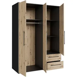 Forte »Mokkaris, OTTOs Choice, TOPSELLER! 3 oder 4 Türen, zeitloses Design« B/H/T ca. 145x200x59cm oder 206x200x59cm, schwarz