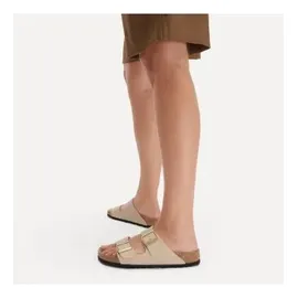 Birkenstock Arizona Birko-Flor schmal triples sandcastle oyster 41