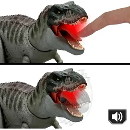 Mattel Jurassic World Rebirth Power Devour Tyrannosaurus Rex Spielfigur