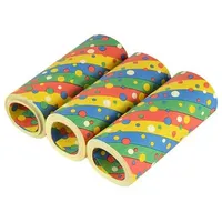 Papstar Luftschlangen Confetti 3 St. 15 m bunt