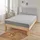BettwarenShop Spannbettlaken Jersey-Elasthan 120 x 200 - 130 x 220 cm silber-grau