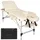 Tectake tectake® 3 Zonen Massageliege, Breite 61 cm, Polsterung 5 cm, mit Aluminiumgestell, 210 x 95 x 90 cm