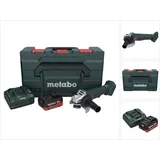 Metabo W 18 L 9-125 Akku Winkelschleifer 18 V 125 mm + 1x Akku 8,0 Ah + Ladegerät + metaBOX