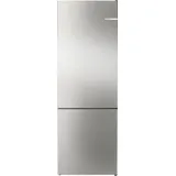Bosch KGN492IAF Serie 4 Stand Kühl-Gefrierkombination, 70 cm breit, 440 L, Total No Frost, XXL-Fassungsvermögen, Individuelle Temperaturregelung, Super Kühlen, Gebürsteter Stahl AntiFingerprint
