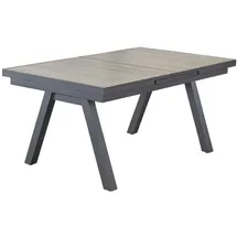 LC Garden Komido Ausziehtisch Aluminium/Keramik Natur mit Synchronauszug 160/210x100 cm