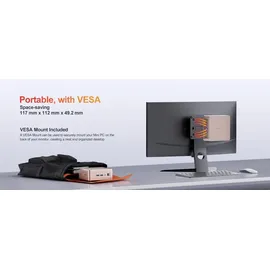 GEEKOM Mini-PC Intel NUC Ryzen 7 16 GB RAM 512 GB SSD AMD Radeon Vega 8 Windows 11 Pro