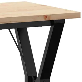 vidaXL Y-Gestell 50 x 75,5 x 50 cm braun