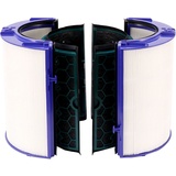 Ersatz Hepa Filter & Aktivkohlefilter für Dyson TP04 TP05 HP04 HP05 DP04, Luftreiniger Zubehör 360° Filtersystem für Dyson Pure Cool Reinigend Ventilatoren - Weiß