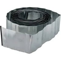 Relaxdays Rasenkante 2430 x 16 cm 10 m Silber