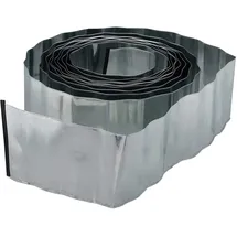 Relaxdays Rasenkante 2430 x 16 cm 10 m Silber