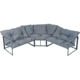 casa.pro Karg Loungeset dunkelgrau