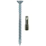 Eurotec Justierschraube Justitec 6.0x 80 Tx25 verzinkt-blau,