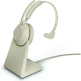 JABRA Evolve2 65 USB-A MS Teams Mono beige mit Ladestation