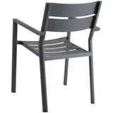 Brafab Delia Gartenstuhl 55 x 55 x 80 cm grau 1 St.