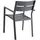 Brafab Delia Gartenstuhl 55 x 55 x 80 cm grau 1 St.