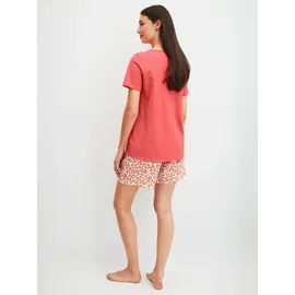 CALIDA Flower Nights Shorty Pyjama Rose of Sharon 44/46