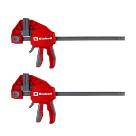 einhell accessories Einhell Einhandzwingen-Set 2 x 300 mm (Schnelllösegriff, 300 mm Spannweite, 150 kg Spannkraft, Spreizfunktion, tiefe Ausladung, werkzeugfreier Umbau)