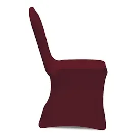 vidaXL Stretch-Stuhlhussen 100 Stk. Bordeauxrot