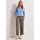 STREET ONE Wide Leg Jeans mit Gürteldetail Brown wash, 26, Länge 26, braun