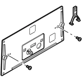 Geberit 240026001 Drückerplatte transparent