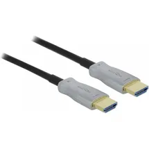 DeLock Aktives Optisches Kabel HDMI 4K 60 Hz 70 m Schwarz/Grau