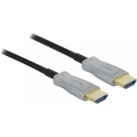 DeLock Aktives Optisches Kabel HDMI 4K 60 Hz 70 m Schwarz/Grau