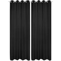 HOMEbasics Ösenschal Doppelpack Atlantik, Blickdicht, 235x140 cm, Wohntextilien, Gardinen & Vorhänge, Fertiggardinen, Ösenschals