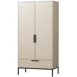 Kleiderschrank Adam Türen / Schubladen, Hellgrau