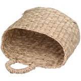 Hängender Korb aus Seegras, Gewebter Aufbewahrungskorb Zum Aufhängen an der Wand, Zum Aufhängen an der Wand, Aufbewahrungskorb, Dekorativer Boho-Organizer für die Dekoration zu Hause und Im Garten