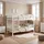 Homestyle4u Etagenbett 90 x 200 cm Kiefer massiv lackiert weiß