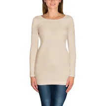 Alkato Langarmshirt Beige M