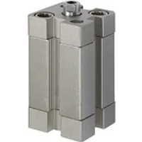 Riegler Kompaktzylinder, doppeltwirkend, IG, K-Ø40, Hub45, G1/8, ISO21287,