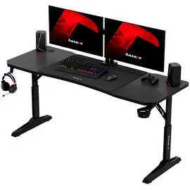 huzaro Biurko gamingowe Hero 4.6 Gaming Tisch Schwarz