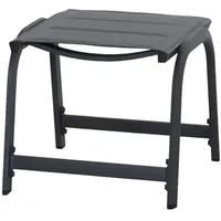 Siena Garden Tesoro Gartenhocker 51 x 44 x 52 cm anthrazit