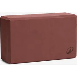 Yogablock aus Schaumstoff - mahagoni braun No Size