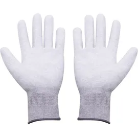 Quadrios ESD-Handschuh Kleider-Größe: L Polyamid, Polyurethan