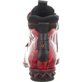 SIMEN Schnürstiefeletten Damen 31393132313330 Rot 39 EU