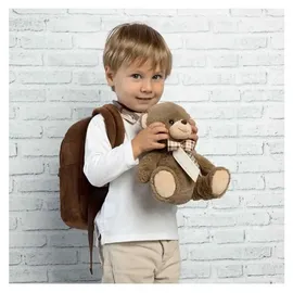 Perletti Rucksack mit abnehmbarem Teddybär milly. Maße 26x21x8 cm - Braun