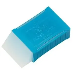 Radierer, Plastik, transparent