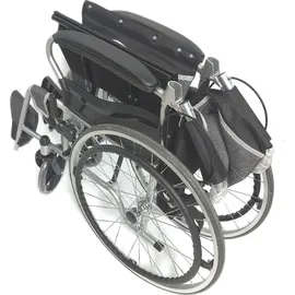 Antar Leichter Rollstuhl AT52301 faltbar grau/schwarz