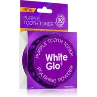White Glo Purple Tooth Toner Polishing Powder Whitening Zahnpuder 30 g