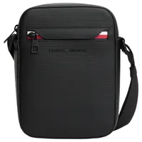 Tommy Hilfiger TH Corp Mini Reporter Umhängetasche Synthetik Black