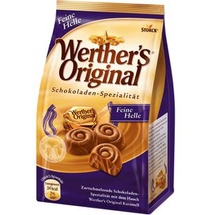 Werthers-Original Karamellbonbons Feine Helle, Schokoladenspezialität, 23 Stück, 153g